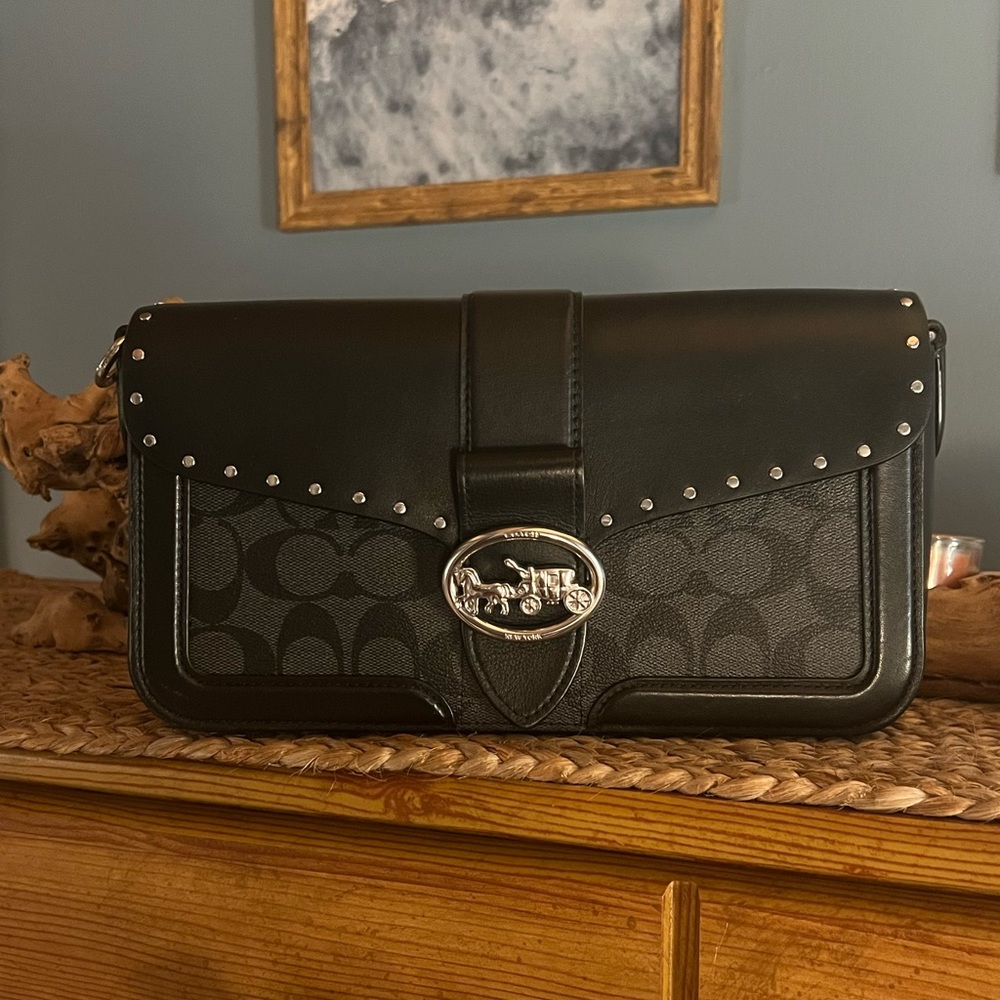 Coach studded crossbody bag